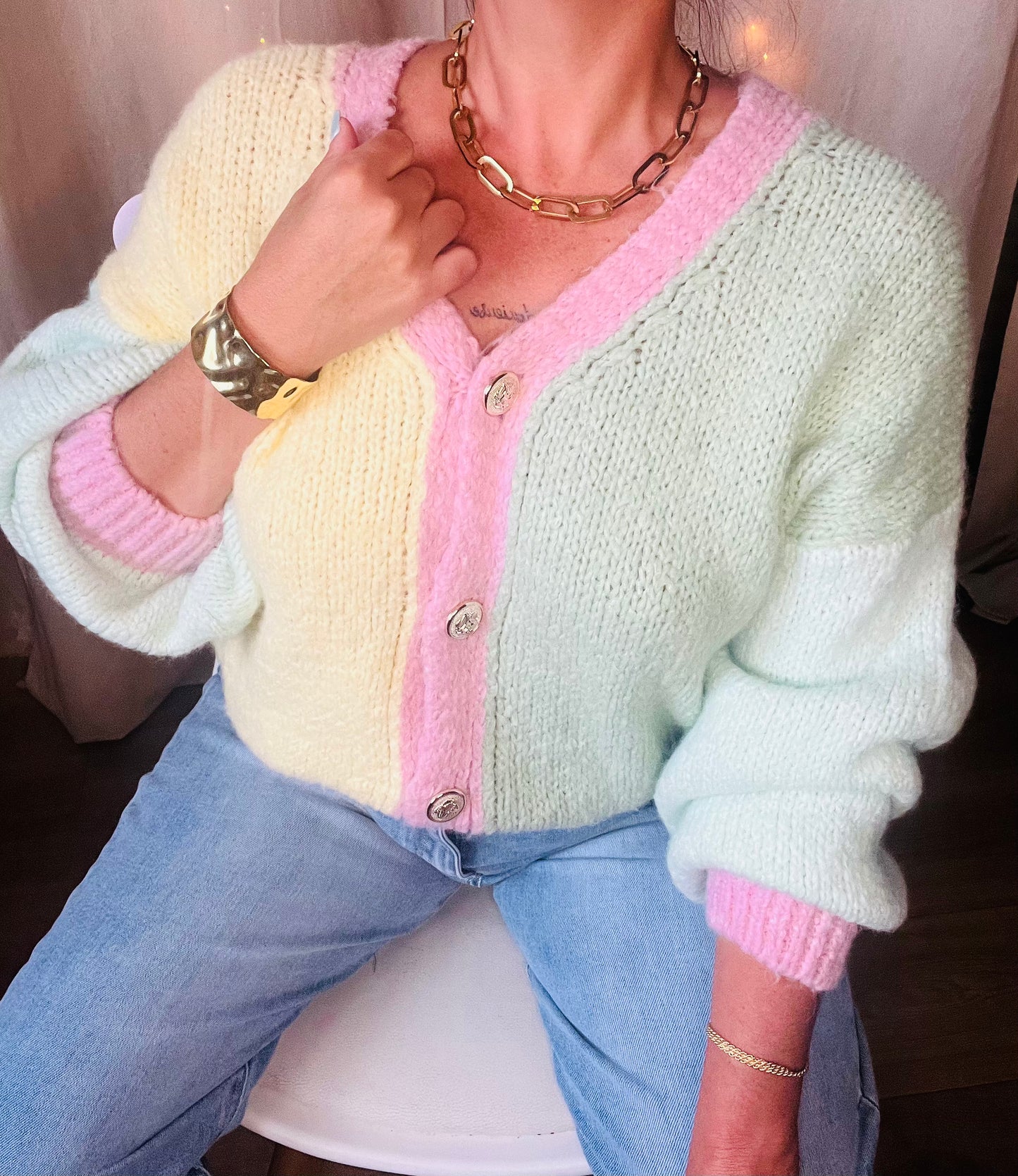 Gilet oversize Cameron