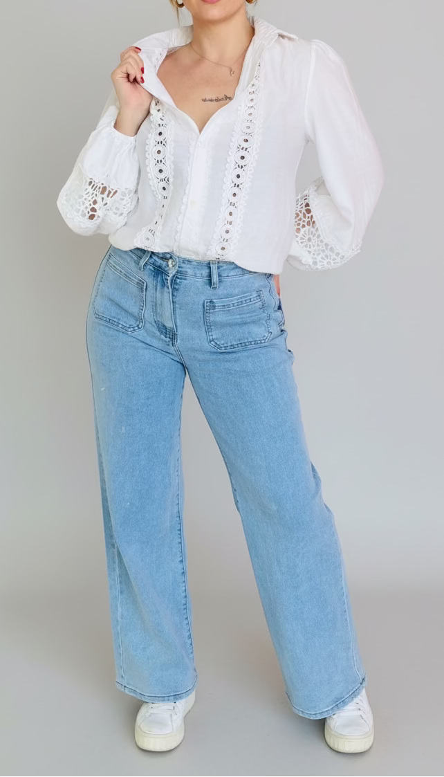 Jean Romy, coupe palazzo-taille haute