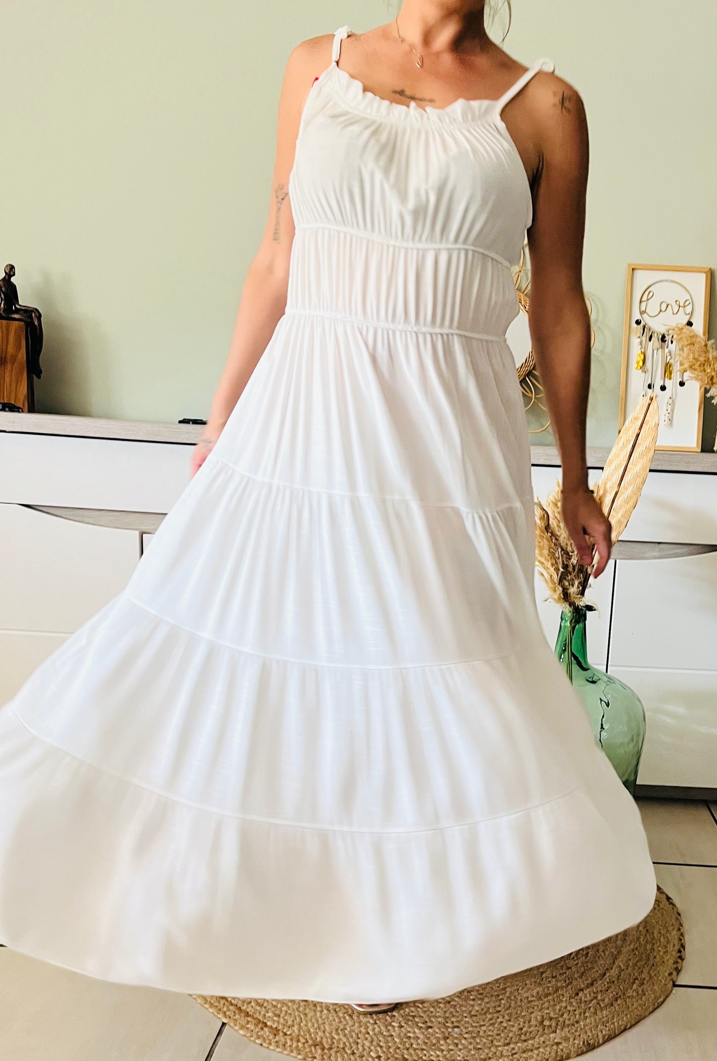 Robe Alison blanc
