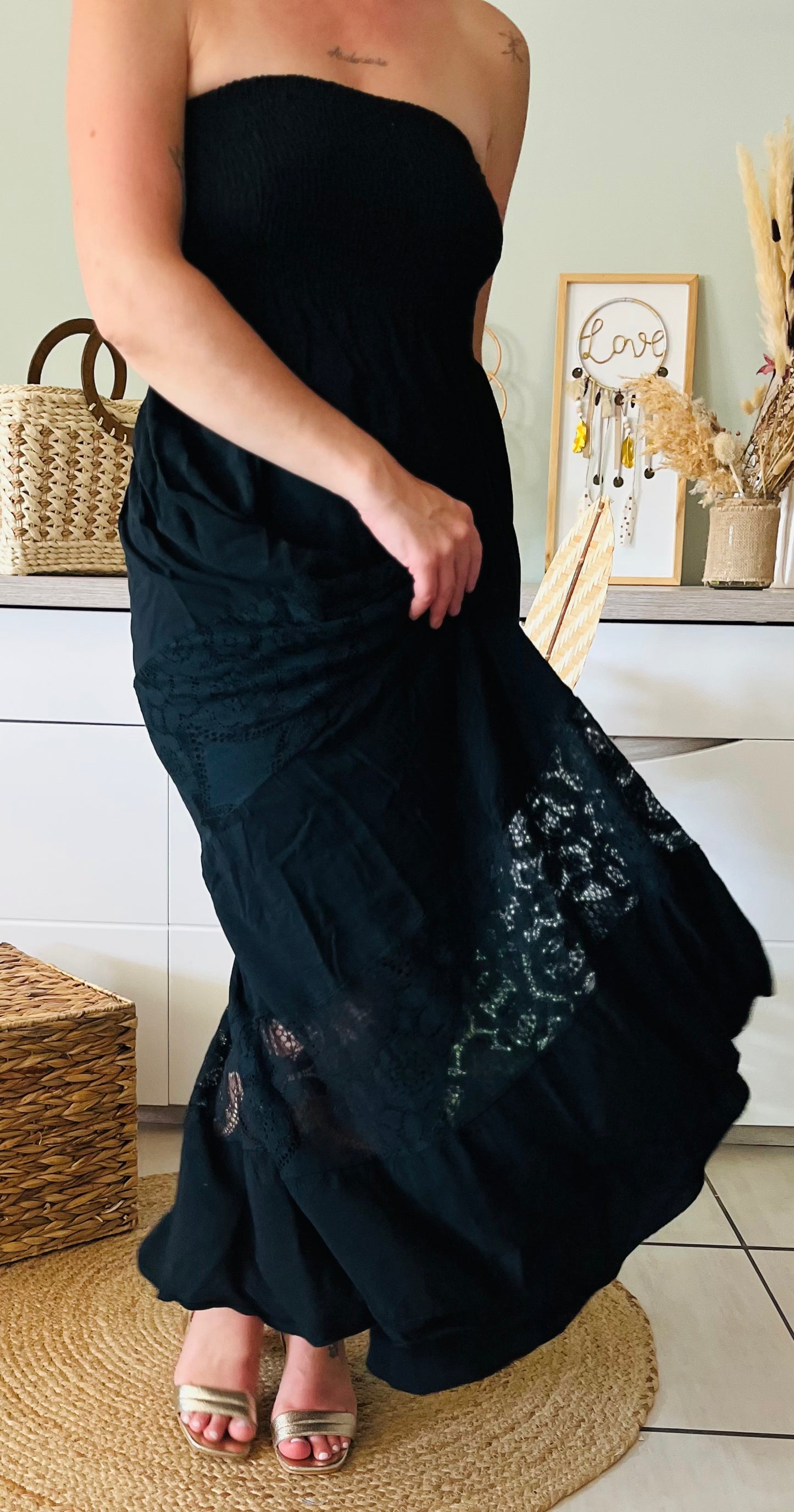 Robe Bustier Léa Noire