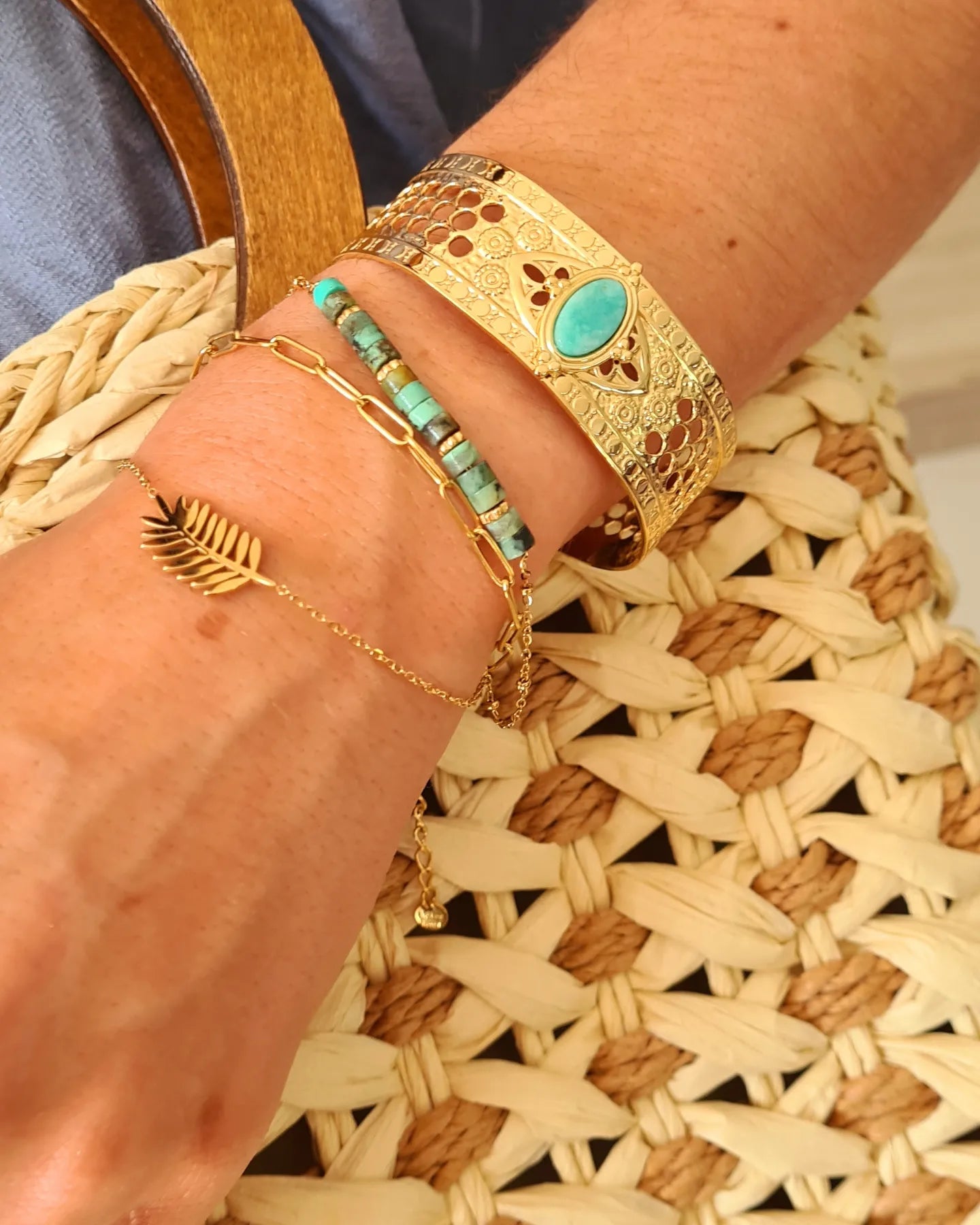 Le bracelet turquoise