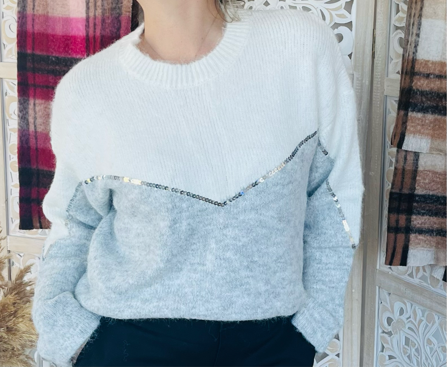 Pull gris Charlie