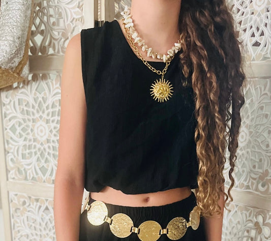 Top Lilia noir