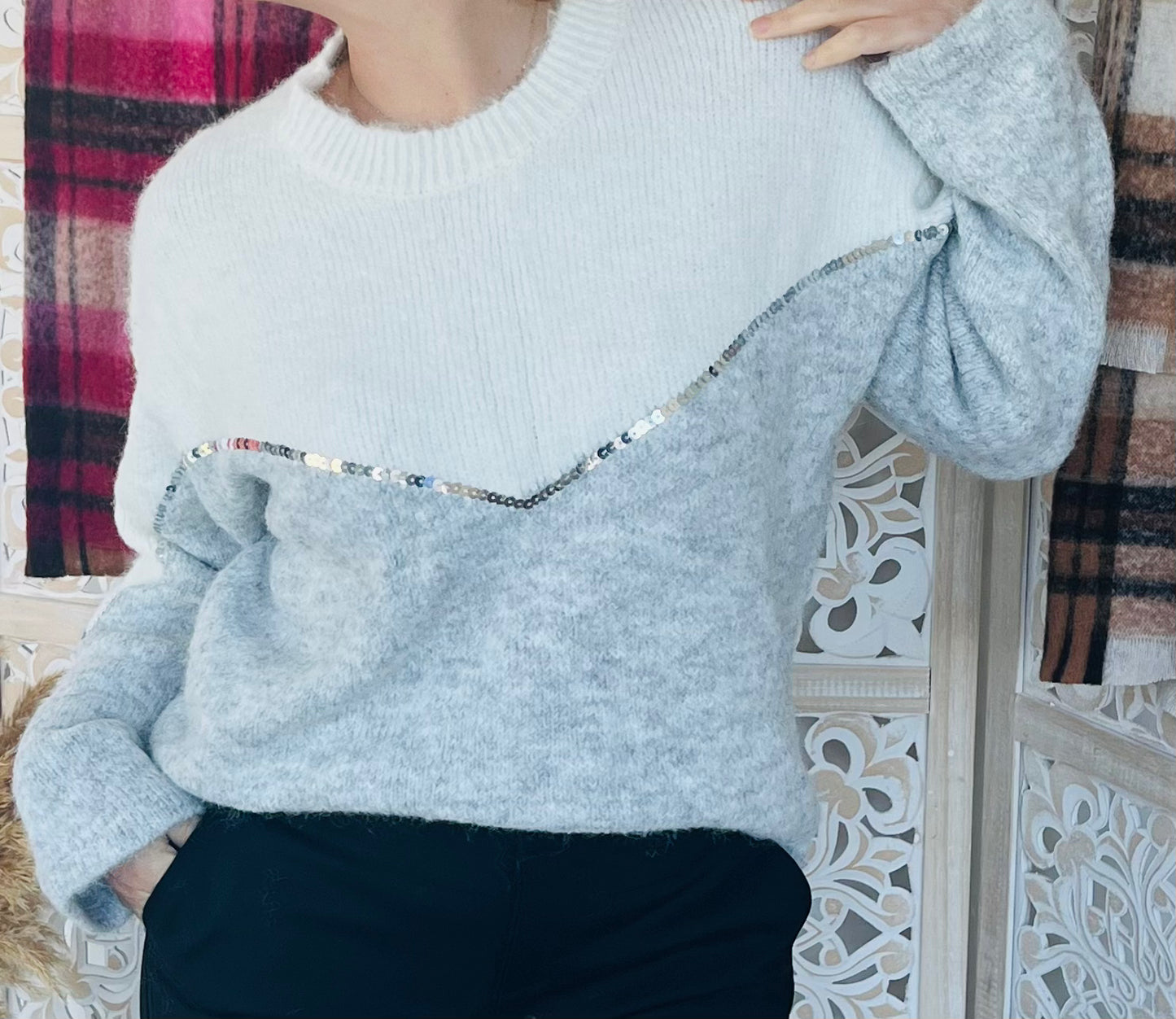 Pull gris Charlie